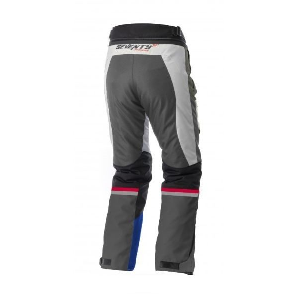 Pantaloni moto Touring unisex Seventy Degrees vară/iarnă SD-PT3 gri/roșu/albastru [2]