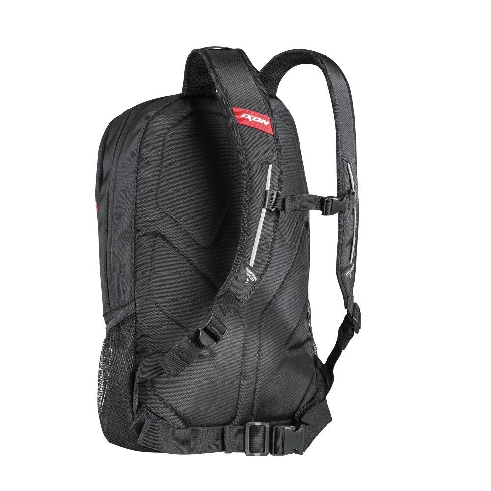 Rucsac moto Ixon R-Tension 23 - negru/alb/roșu [2]
