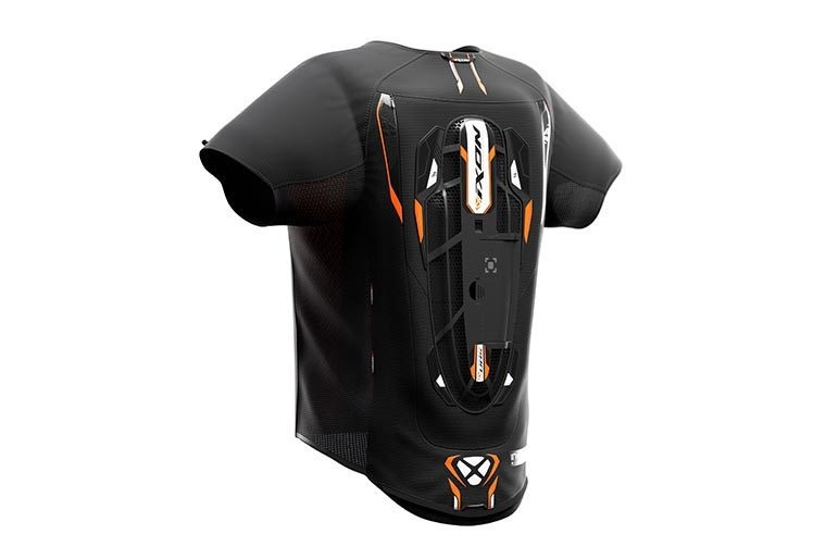 Vestă airbag moto Ixon IX-Airbag U05, unisex - negru/portocaliu [4]