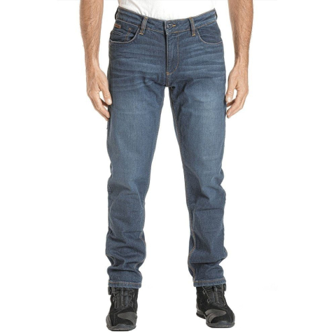 ECHIPAMENTE - Blugi moto Ixon Alex, bărbați - albastru aqua Cordura Denim