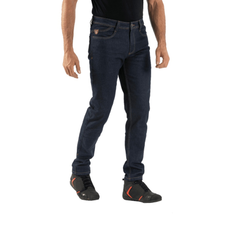 ECHIPAMENTE - Blugi moto Ixon Kevin, bărbați - albastru inchis Cordura Denim; CE AA