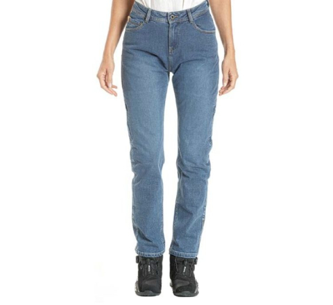 ECHIPAMENTE - Blugi moto Ixon Dany LS, femei - albastru (stonewash) Cordura Denim; Regular; CE AA