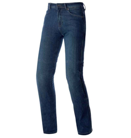 ECHIPAMENTE - Blugi moto femei Seventy Degrees SD-PJ16 tip Slim fit albastru