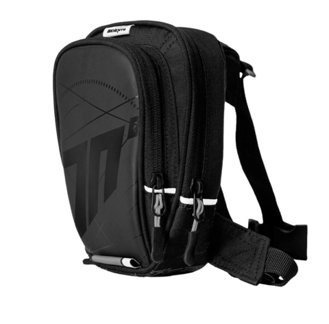 ACCESORII MOTOCICLETA - Borsetă moto de picior Seventy Degrees SD-TL1 - negru/alb