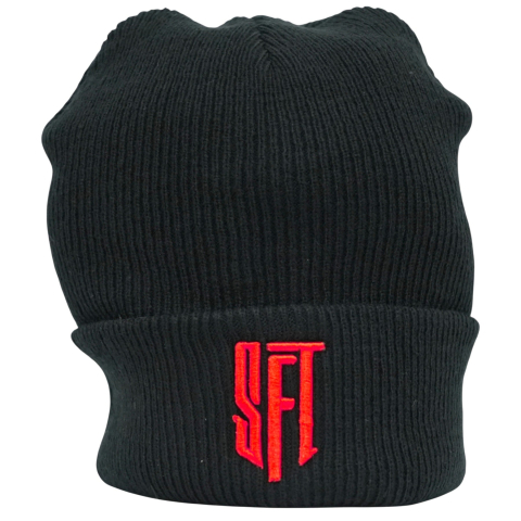 FEMEI - Caciula SFT Black and Red Beanie