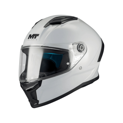 CĂȘTI - Cască moto integrală MT Stinger 2 Pure A12 gri lucios - vizieră MT-V-28B - SHARP 5 stele
