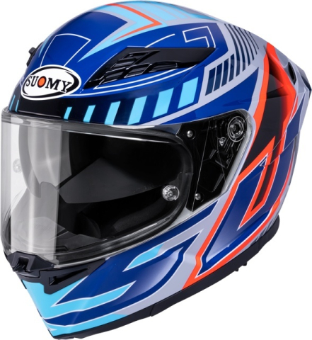 CĂȘTI - Cască moto integrală Suomy STELLAR 2 DEEPSPACE MATT GREY/BLUE ECE 22.06