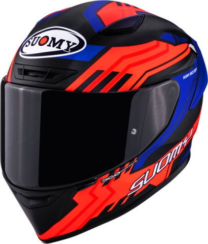 CĂȘTI - Cască moto integrală Suomy TRACK-1 FRAMEWORK WHITE BLK BLUE ECE 22.06
