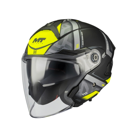 CĂȘTI - Cască moto open-face MT Cosmo SV Arrow B3