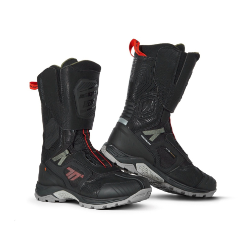 MOTO BĂRBAȚI - Cizme moto Adventure (Touring) Unisex Seventy Degrees SD-BA6 Stelvio negru/roșu/verde