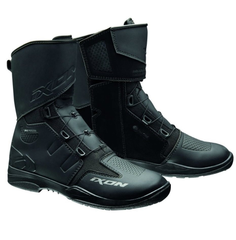 ÎNCĂLȚĂMINTE - Cizme moto Ixon Kassius MS, bărbați, touring/adventure, all-season - negru impermeabile