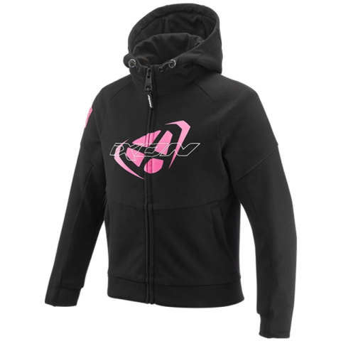 ECHIPAMENTE - Hanorac moto Ixon Touchdown Kids, copii, urban, vară - negru/roz
