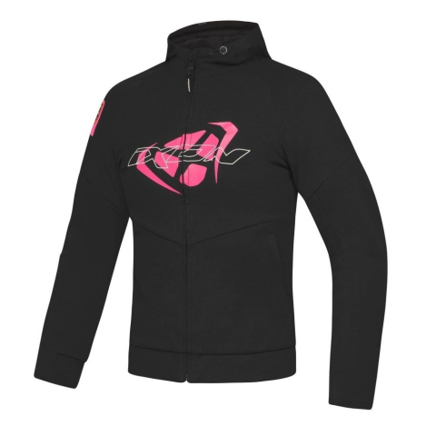 ECHIPAMENTE - Hanorac moto Ixon Touchdown LS, femei, urban, vară - negru/roz