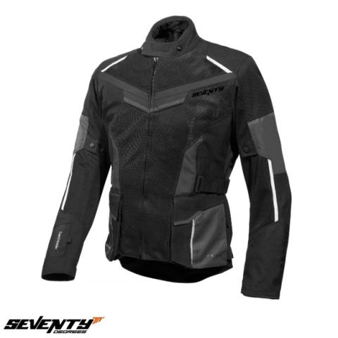 ECHIPAMENTE - Geacă moto bărbați Touring Seventy Degrees SD-JT70 Atacama negru/gri/alb