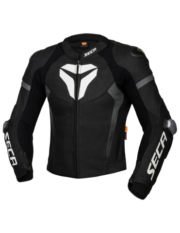 ECHIPAMENTE - Geacă moto din piele SECA SRS II BLACK