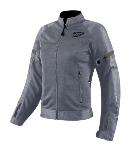 ECHIPAMENTE - Geacă moto femei Racing vară Seventy Degrees SD-JR30.2 Mojave gri ice