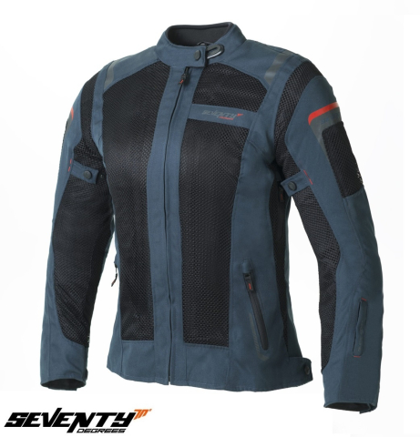MOTO BĂRBAȚI - Geacă moto femei Seventy Degrees vară SD-JT58 Albastru