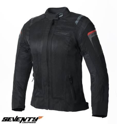 GECI - Geacă moto femei Seventy Degrees vară SD-JT58 negru
