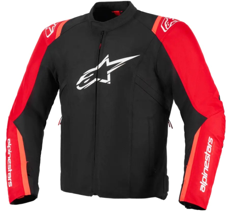 ECHIPAMENTE - Geacă moto impermeabilă Alpinestars T-SPS V2 WP Negru Roșu fluo