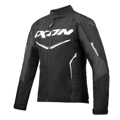 ECHIPAMENTE - Geacă moto Ixon Cordolo MS, bărbați, racing/roadster, vară - negru/antracit/alb