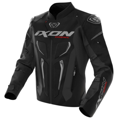 ECHIPAMENTE - Geacă moto Ixon Cortex WP MS, bărbați, textil, roadster, all-season/iarnă - negru/gri