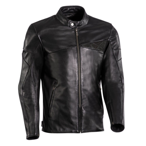 ECHIPAMENTE - Geacă moto Ixon Cranky MS, bărbați, piele, urban/heritage, all-season - negru