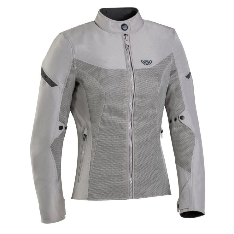 ECHIPAMENTE - Geacă moto Ixon Fresh LS, femei, racing/roadster, vară - greige (gri)