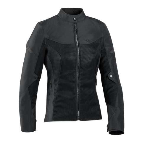 ECHIPAMENTE - Geacă moto Ixon Fresh LS, femei, racing/roadster, vară - negru
