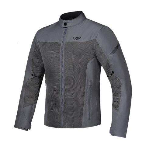 ECHIPAMENTE - Geacă moto Ixon Fresh MS, bărbați, racing/roadster, vară - gri; tip croi: Slim Fit