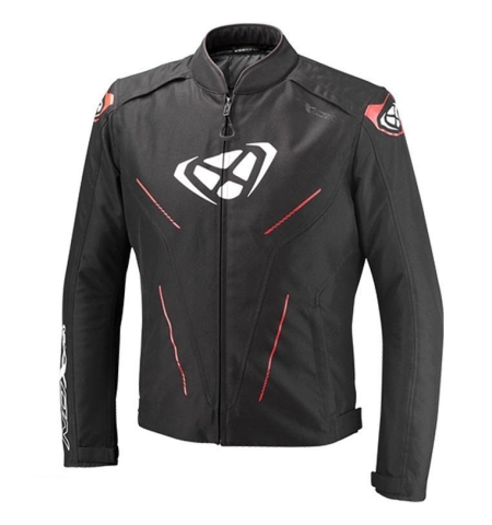 ECHIPAMENTE - Geacă moto Ixon Prodigy WP MS, bărbați, roadster, all-season - negru/alb/roșu