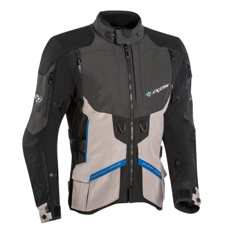 ECHIPAMENTE - Geacă moto Ixon Ragnar MS, bărbați, touring/adventure, all-season - negru/antracit/gri