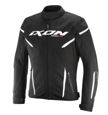 ECHIPAMENTE - Geacă moto Ixon Striker 2 AIR WP MS, bărbați, racing/roadster, vară - negru/alb