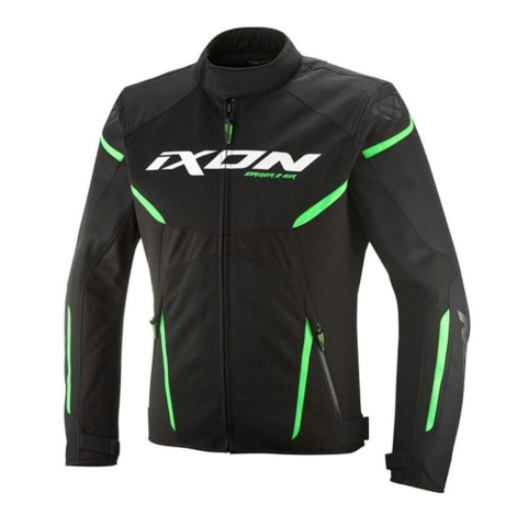 ECHIPAMENTE - Geacă moto Ixon Striker 2 AIR WP MS, bărbați, racing/roadster, vară - negru/verde