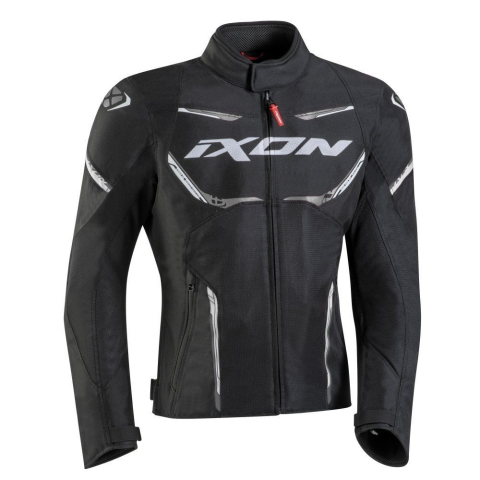 ECHIPAMENTE - Geacă moto Ixon Striker AIR WP MS, bărbați, racing/roadster, vară - negru/alb
