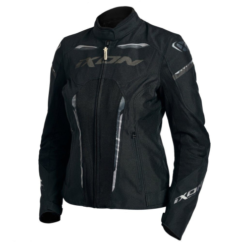 ECHIPAMENTE - Geacă moto Ixon Striker AIR WPL LS, femei, racing/roadster, vară - negru