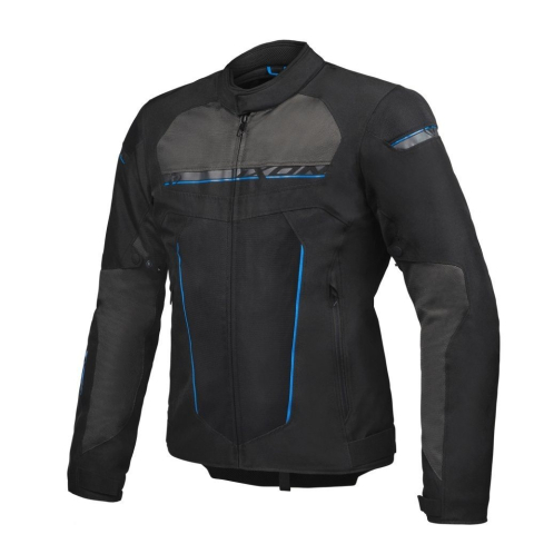 ECHIPAMENTE - Geacă moto Ixon T-Rex MS, bărbați, racing/roadster, all-season - negru/gri/albastru
