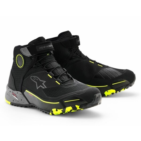 ECHIPAMENTE - Ghete moto impermeabile Alpinestars CR-X BLACK FLUO