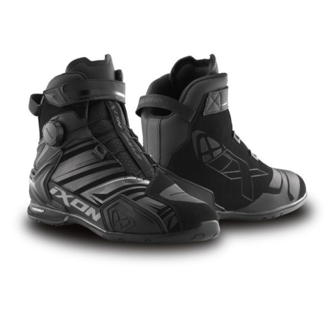 ÎNCĂLȚĂMINTE - Ghete moto Ixon Bull 2 WP ULTRA MS, bărbați, roadster, all-season - negru/antracit impermeabile