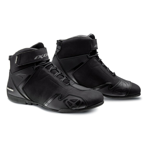 ÎNCĂLȚĂMINTE - Ghete moto Ixon Gambler WP MS, bărbați, roadster, all-season - negru impermeabile