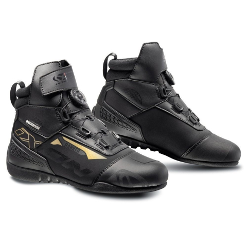 ÎNCĂLȚĂMINTE - Ghete moto Ixon Ranker WP LS, femei, roadster, all-season - negru/gold (auriu) impermeabile