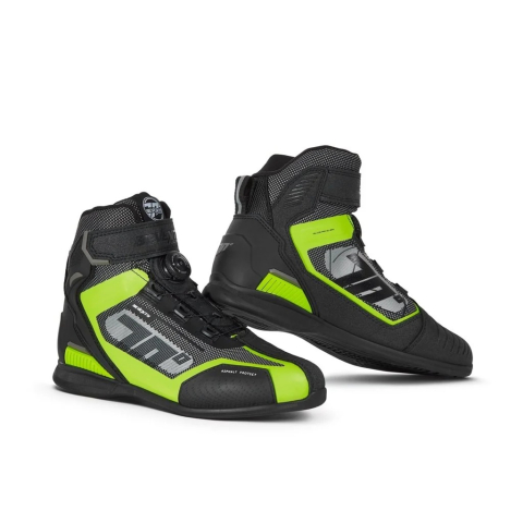 ECHIPAMENTE - Ghete moto Seventy Degrees SD-BR3 Veloce Pro Negru galben fluor