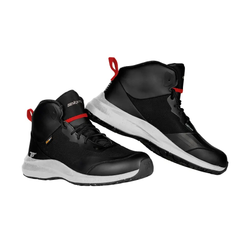 MOTO BĂRBAȚI - Ghete moto Urban Unisex Seventy Degrees SD-BC4 Vector negru/roșu/alb
