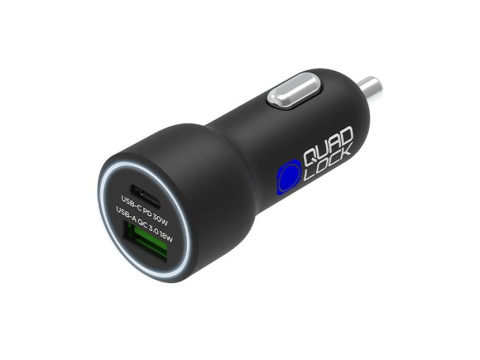 DIVERSE - Încărcător Quad Lock priză USB Dual 12V V2