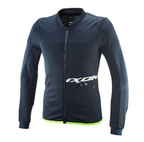 ECHIPAMENTE - Jachetă-armură moto Ixon Arma MS, bărbați, racing/roadster, vară - navy (albastru)/alb/galben