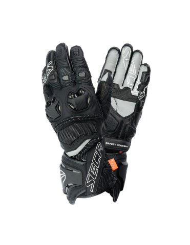 ECHIPAMENTE - Mănuși moto din piele SECA UKEMI PRO BLACK