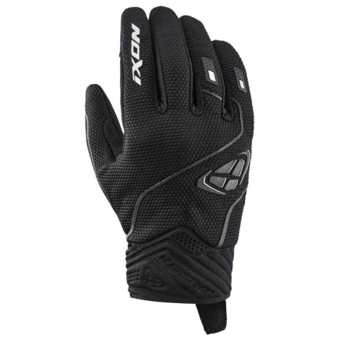 MOTO BĂRBAȚI - Mănuși moto Ixon Hurricane 2 LS, femei, roadster, vară - negru/alb; degete tactile