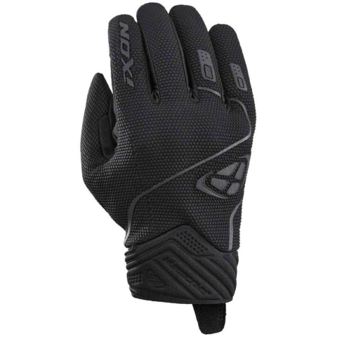 MOTO BĂRBAȚI - Mănuși moto Ixon Hurricane 2 MS, bărbați, roadster, vară - negru; degete tactile