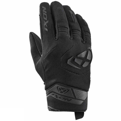 MOTO BĂRBAȚI - Mănuși moto Ixon MIG 2 LS, femei, textil/piele, roadster, vară - negru; degete tactile