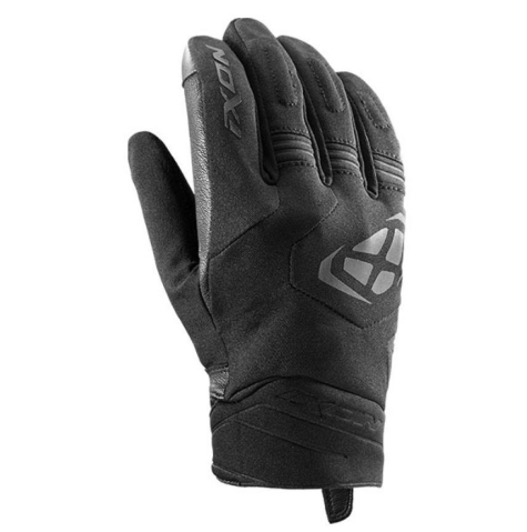 MOTO BĂRBAȚI - Mănuși moto Ixon MIG 2 WP LS, femei, textil/piele, roadster - negru; degete tactile; impermeabile