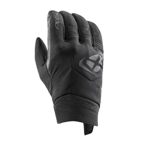MOTO BĂRBAȚI - Mănuși moto Ixon MIG 2 WP MS, bărbați, textil/piele, roadster - negru; degete tactile; impermeabile